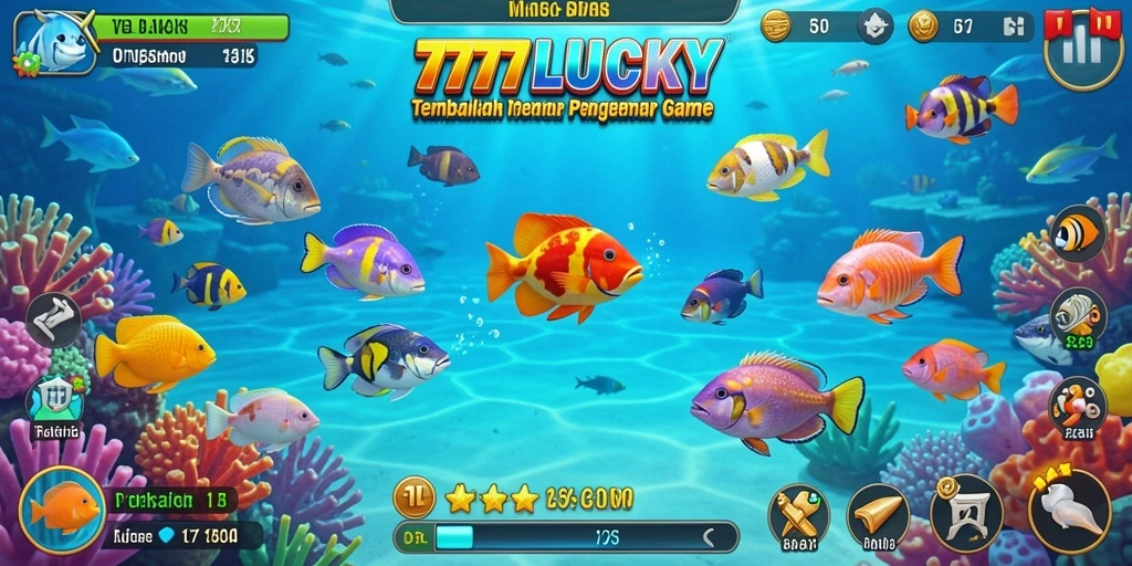 Tampilan gameplay Tembak Ikan yang menarik di 777LUCKY.