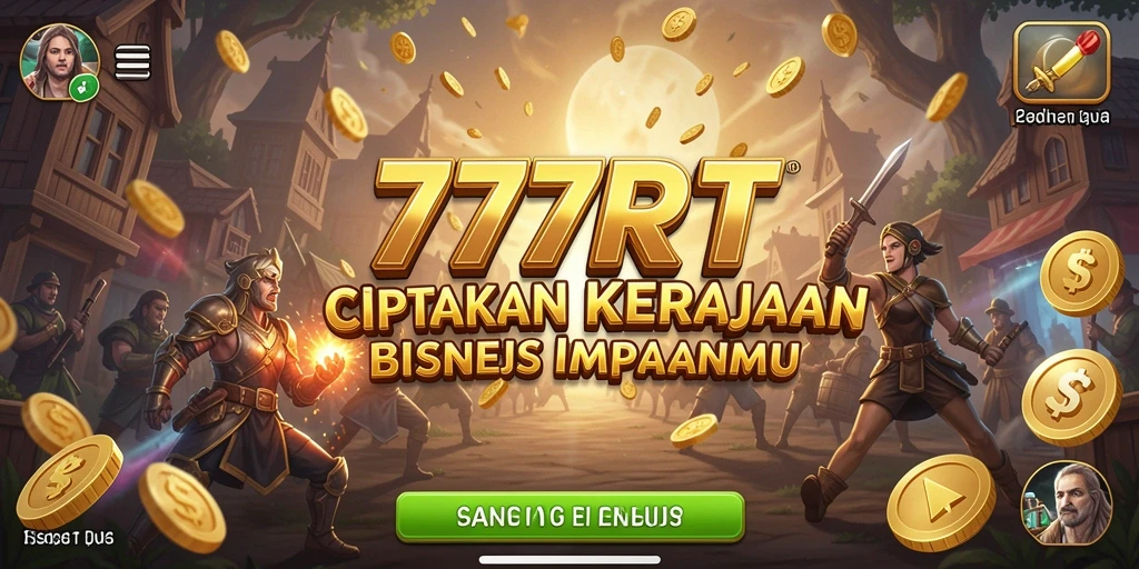 Tampilan menawan dari gameplay Tycoon 777RT.