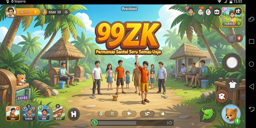 Tangkapan layar utama <strong>99ZK</strong> menampilkan gameplay seru dan visual yang menarik.