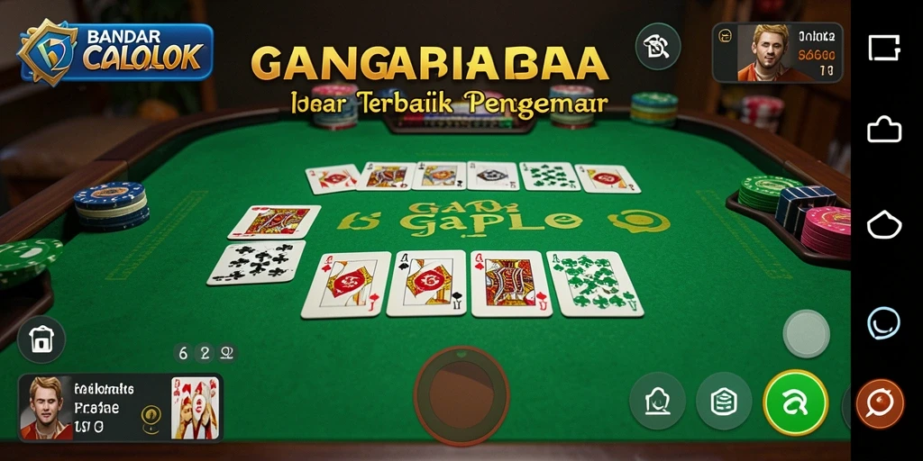 Tampilan gameplay Gaple yang seru dan interaktif di BANDARCOLOK.