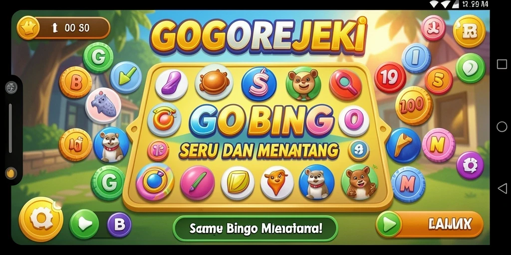 Tampilan gameplay seru di GOGOREJEKI, pengalaman Bingo yang mengasyikkan.