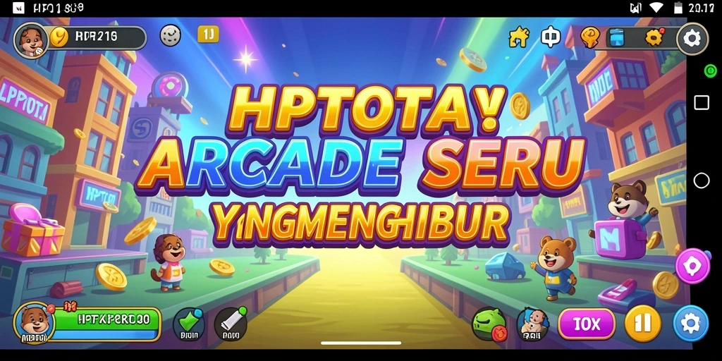 Tampilan seru gameplay HPTOTO dalam aksi Arcade.