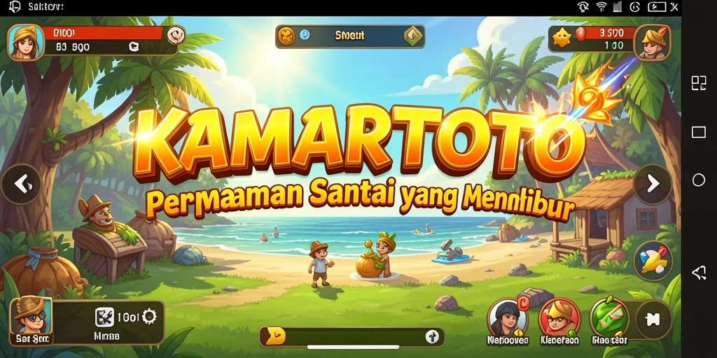 Tampilan menarik dari gameplay KAMARTOTO yang penuh warna.