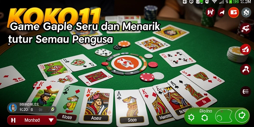 Gameplay menarik di KOKO11 dengan efek visual yang memukau.