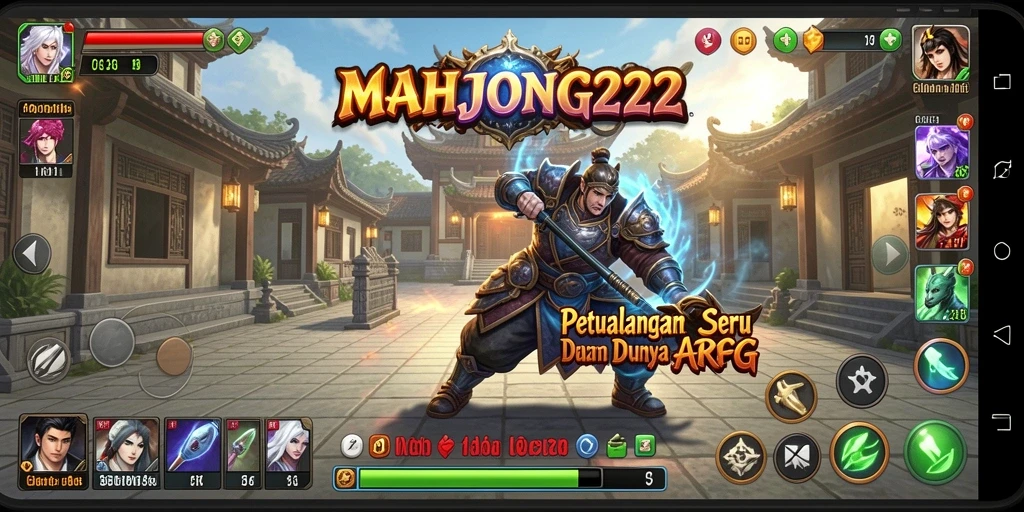 Tampilan seru dari gameplay ARPG MAHJONG222 yang penuh aksi.