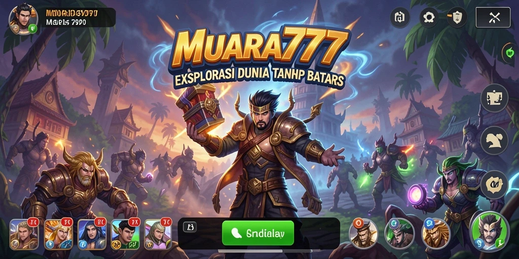 Screenshot MUARA777 menunjukkan petualangan seru dalam dunia terbuka.