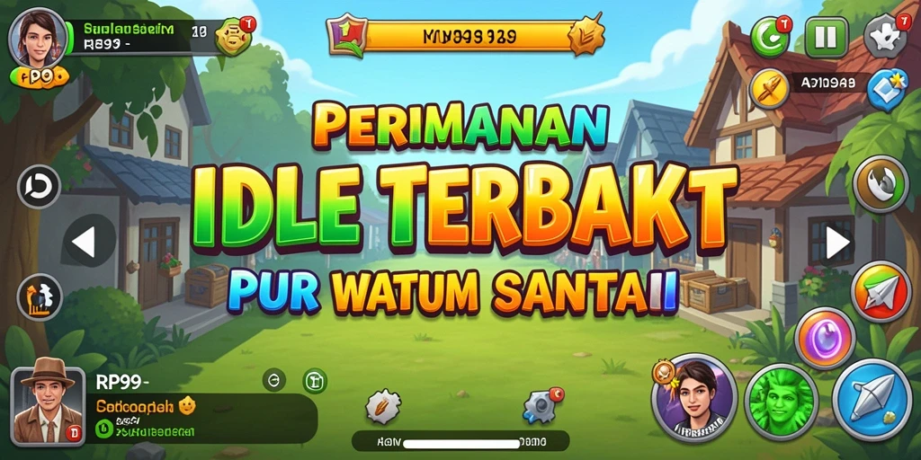 Tampilan gameplay RP99 yang mengasyikkan dengan elemen Idle yang menarik.