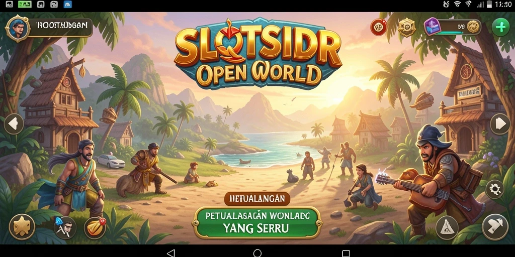 Tampilan gameplay SLOTSIDR yang menakjubkan di dunia Open World.