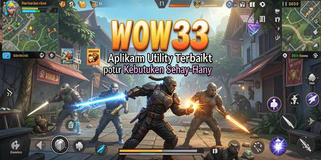 Tampilan antarmuka aplikasi WOW33 yang sederhana dan fungsional.